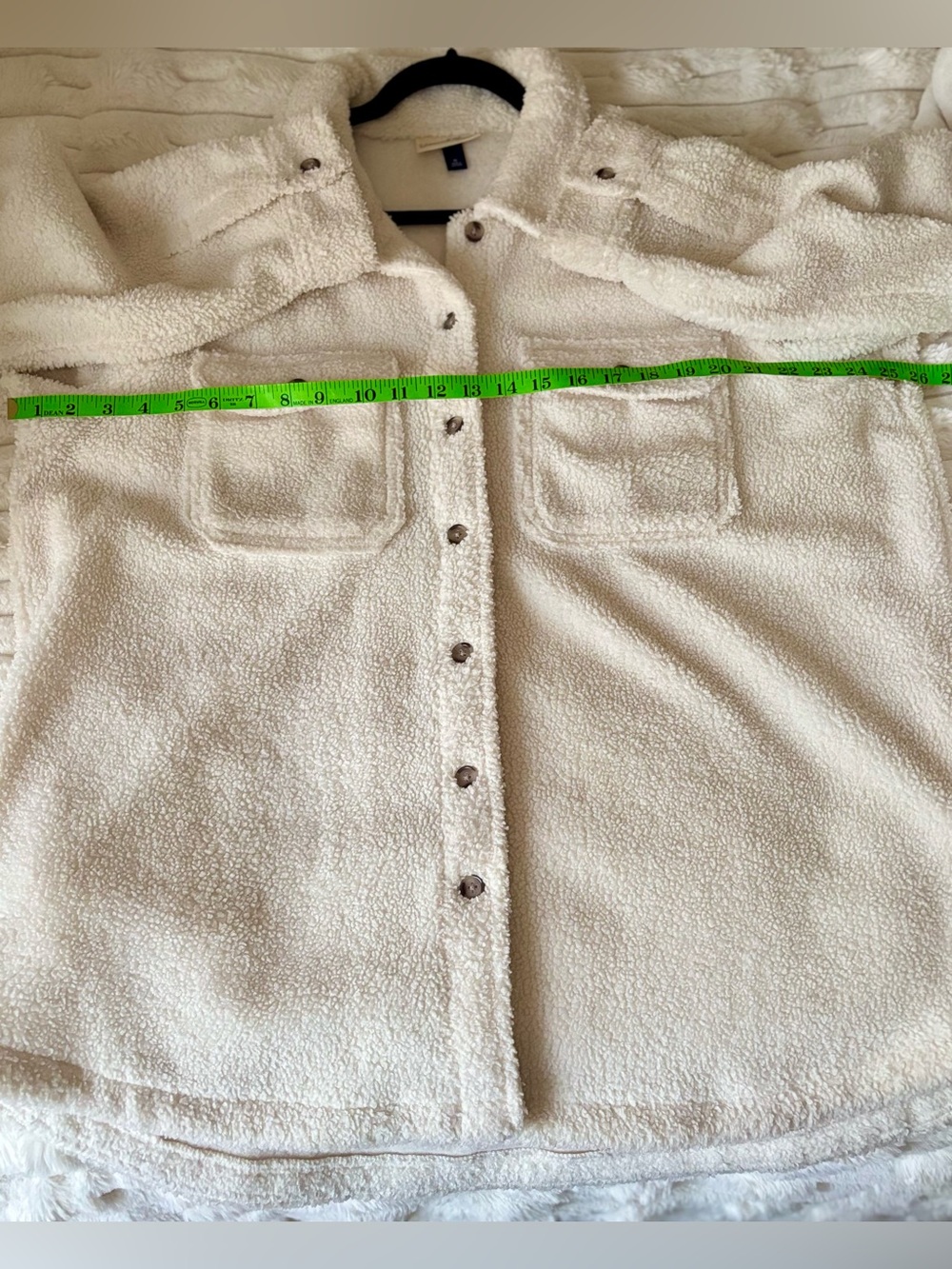 Universal Thread Sherpa Jacket Off White Size XL - Picture 5 of 6